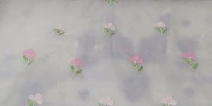 Organza Chikankari Dress Material