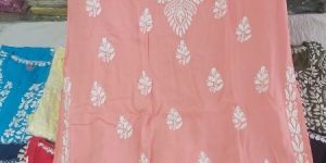 Rayon Cotton Chikankari Kurti