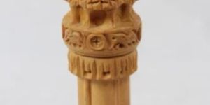 Wooden Ashoka Pillar