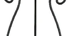 Round Wrought Metal Wall Clock