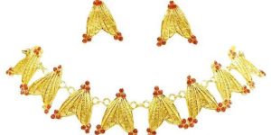 Assamese Traditional Hilikha Design Necklace Set