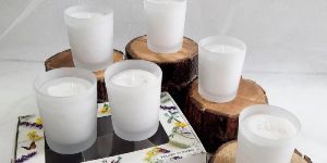 Soy Frosted Votive Candle