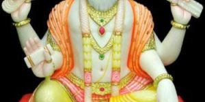 Marble Vishwakarma Statue