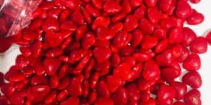 Red Heart Shape Cake Sprinkle