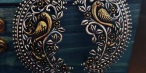 Silver Toned Jhumka Earrings