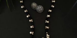 Silver Tribal Necklace Set