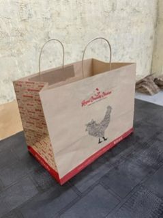 Paper Bags for Restrauant with Printing