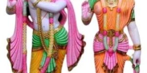 Marble Radha Krishna Statue