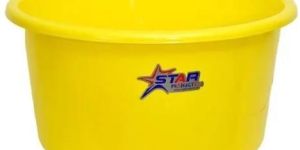 50L Yellow Plastic Tub