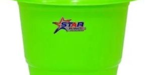 Green Plastic Planter