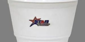 White Plastic Planter