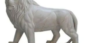 Marble Lion Statue