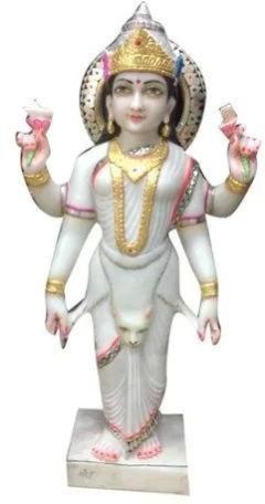 Marble Parvati Mata Statue