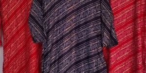 Heavy Rayon Foil Print Kurtis