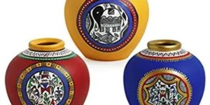 Vibe Painted Earthen Pot