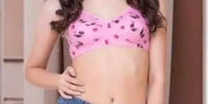 Printed Interlock Bra