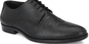 Genuine Leather Black Slip on Shoes