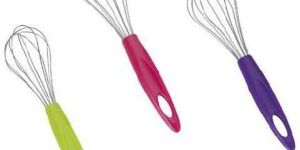 Stainless Steel Whisk with Colored Hand