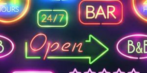 Neon Sign Board