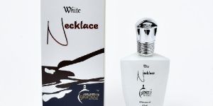 White Necklace Apparel Perfume Spray