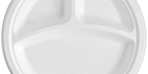 9 Inch Compostable Compartment Plates