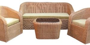 Cane Sofa Set