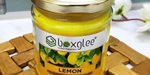 Lemon Scented Glass Big Jar Candle