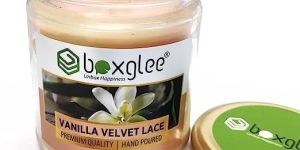 Vanilla Scented Glass Big Jar Candle