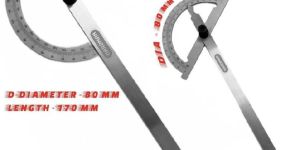Heavy Duty Degree Protractor Dia 80 Mm