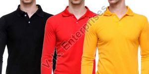 Mens Full Sleeve Polo T-Shirts