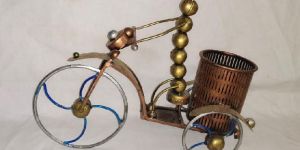 Iron Decorative Cycle Pen Stand