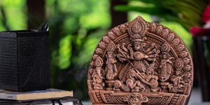Handcrafted Durga Idol with Family