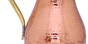Mughlai Copper Jug with Brass Handle