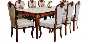 Stylish Marble Top Dining Table Set