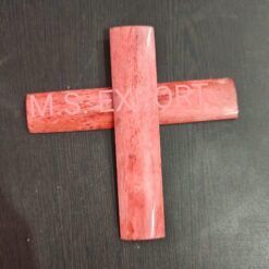 Pink Camel Bone Knife Handle Scale