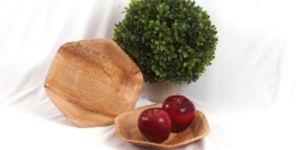 Areca Leaf Small Hexagonal Plate