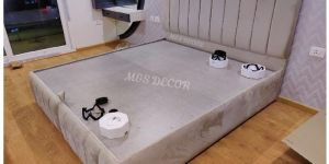 Suede Fabric Modern Lining Upholstery Bed