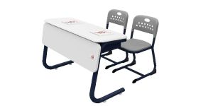 Two Seater School Desk