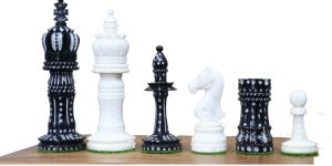 Camel Bone Chess Pieces