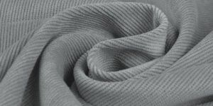Grey Durby Rib Fabric