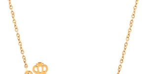 Stainless Steel Princess Pendant Necklace