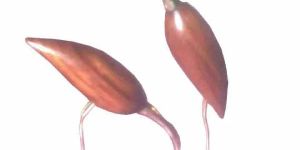 Wooden Swan Pair Showpiece