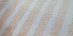 Golden Silver Shaded Sequin Fabric