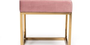 Cushion Top Iron Bar Stool