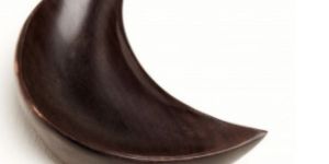 Moon Shaped Wooden Bowl