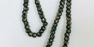 Om Hand Painted Bone Necklace