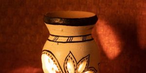 Handpainted Kapoor Loban Diya Burner