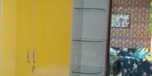 Wardrobe with Glass Shelves