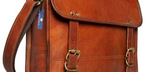 Handmade Vintage Crossbody Leather Messenger Bag