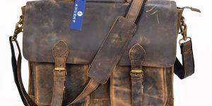 Handmade Vintage Leather Messenger Bag